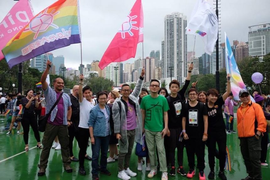 大愛同盟率團支持香港同志遊行2018