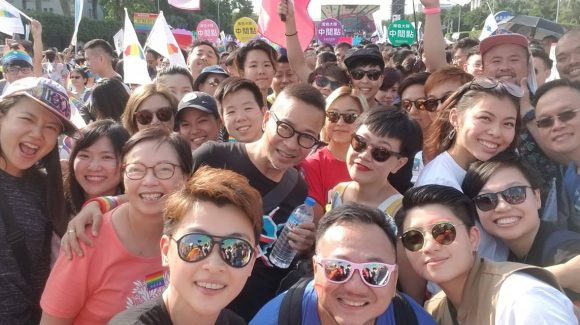 大愛同盟組團參加台灣同志遊行2018